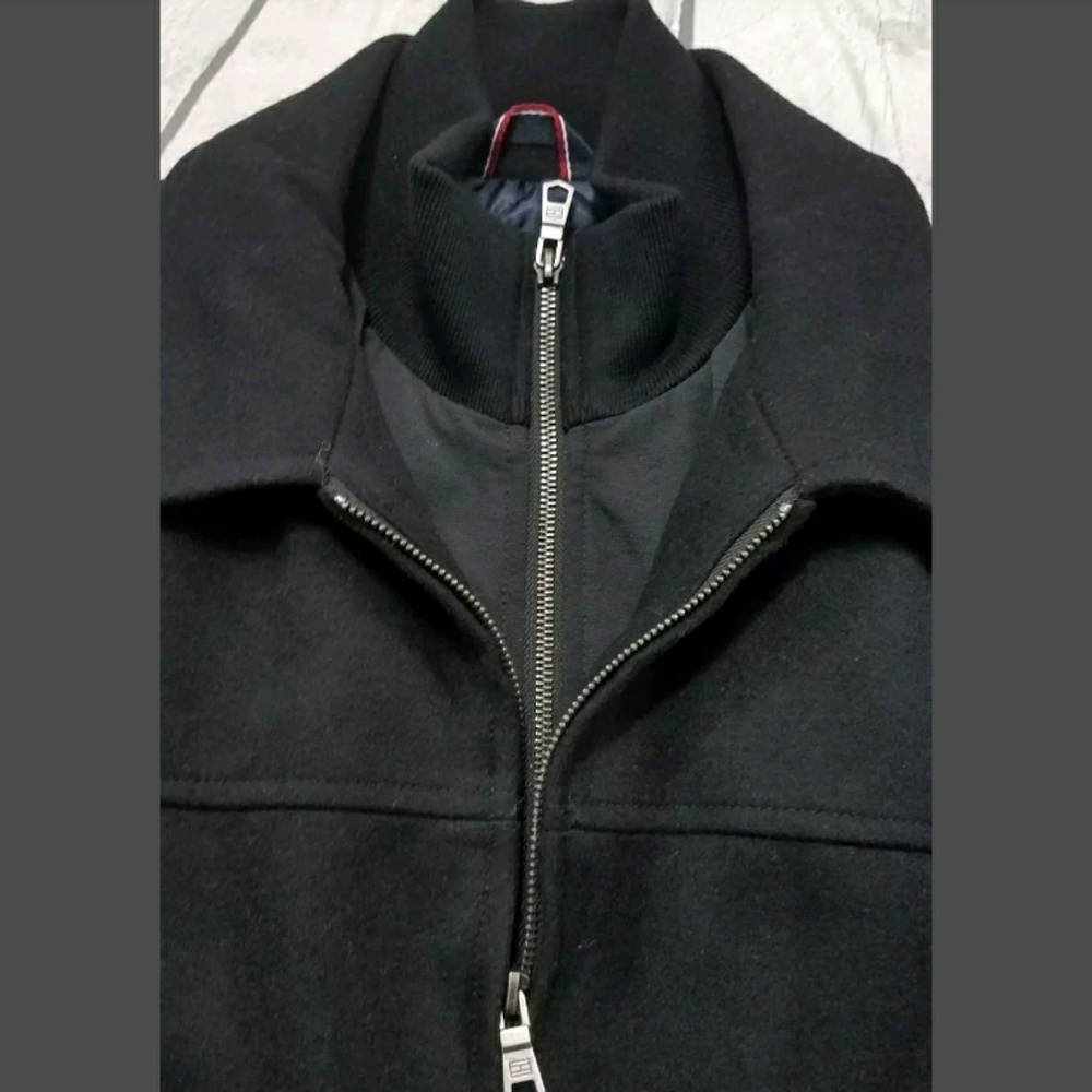 Tommy Hilfiger Pea Coat Size Medium Wool - Picture 5 of 8